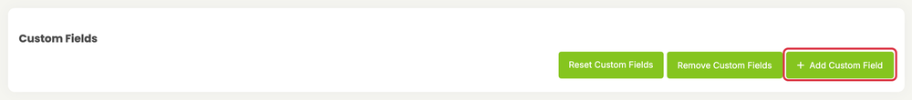 Custom Fields: custom fields estimate add button