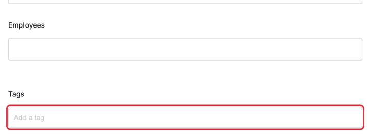 Add a New Tag: tags add